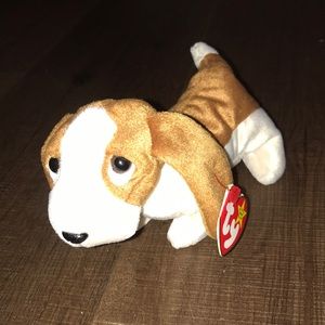 Ty Tracker Beanie Baby Basset Hound Puppy Dog 🐶Gift, Kids Toy, Collectible, NWT